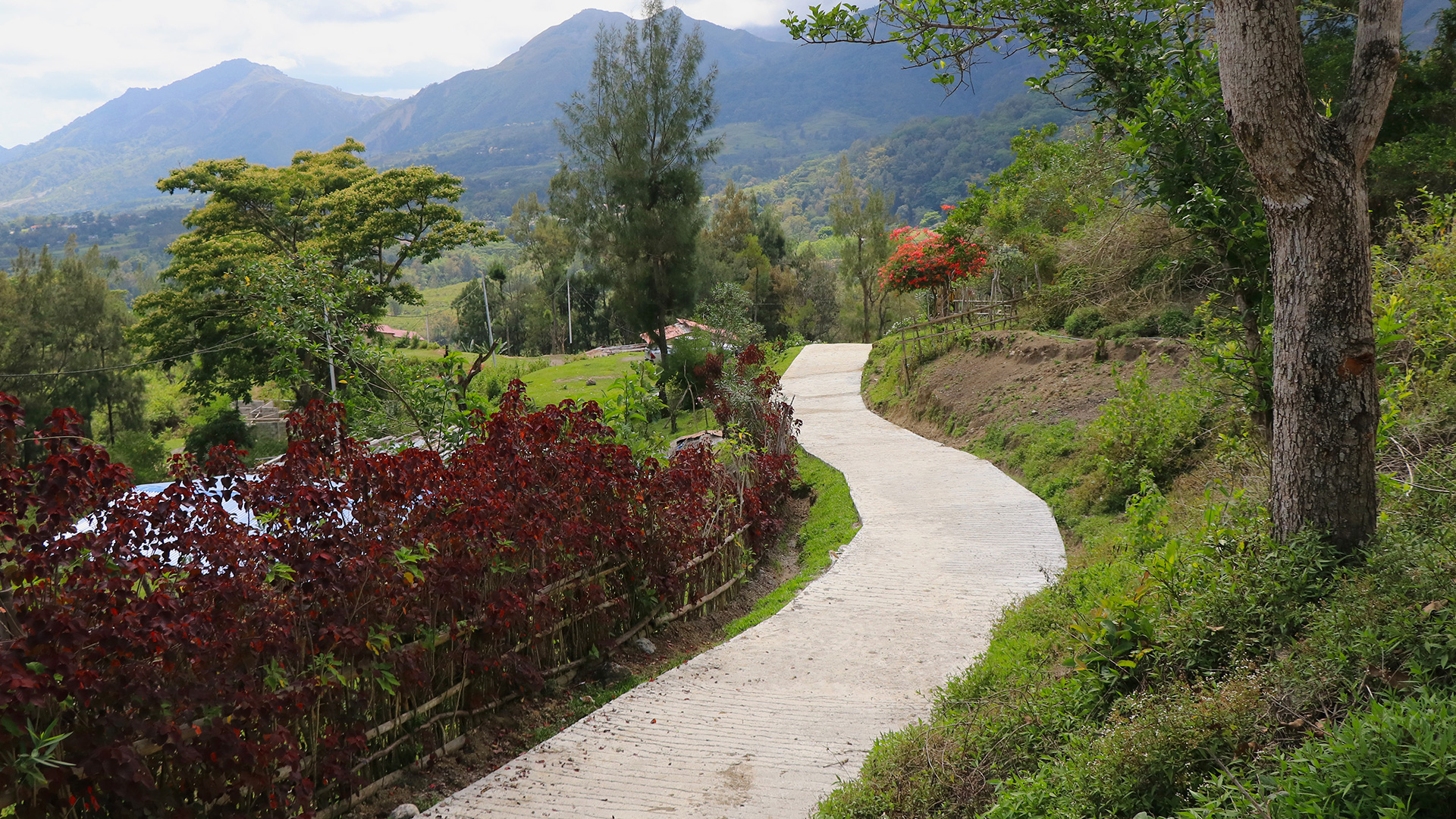 PARTISIPA-A-newly-built-road-winds-through-a-beautiful-landscape-in-Rebutado-village